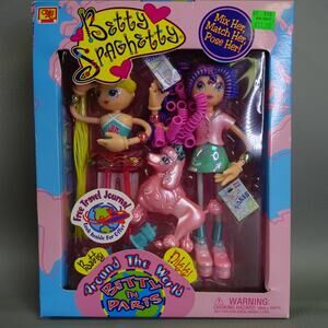NEW Betty Spaghetty Dolls Around the World Paris Pink Poodle Coco Vintage